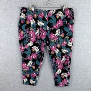Torrid Floral Cropped Leggings 4